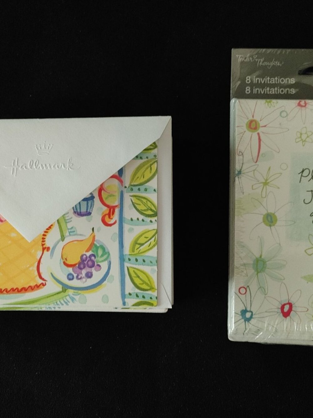 Invitations ~ Hallmark 'Come & Enjoy' (30) and Tender Thoughts (Packet of 8)